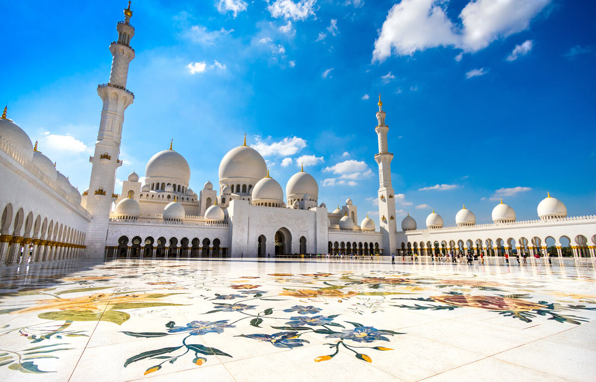 Sheikh Zayed Moschee in Abu Dhabi