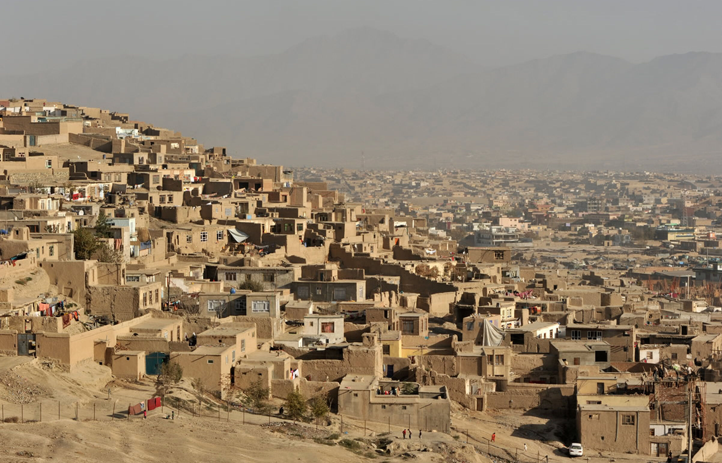 Blick auf Kabul, Afghanistan