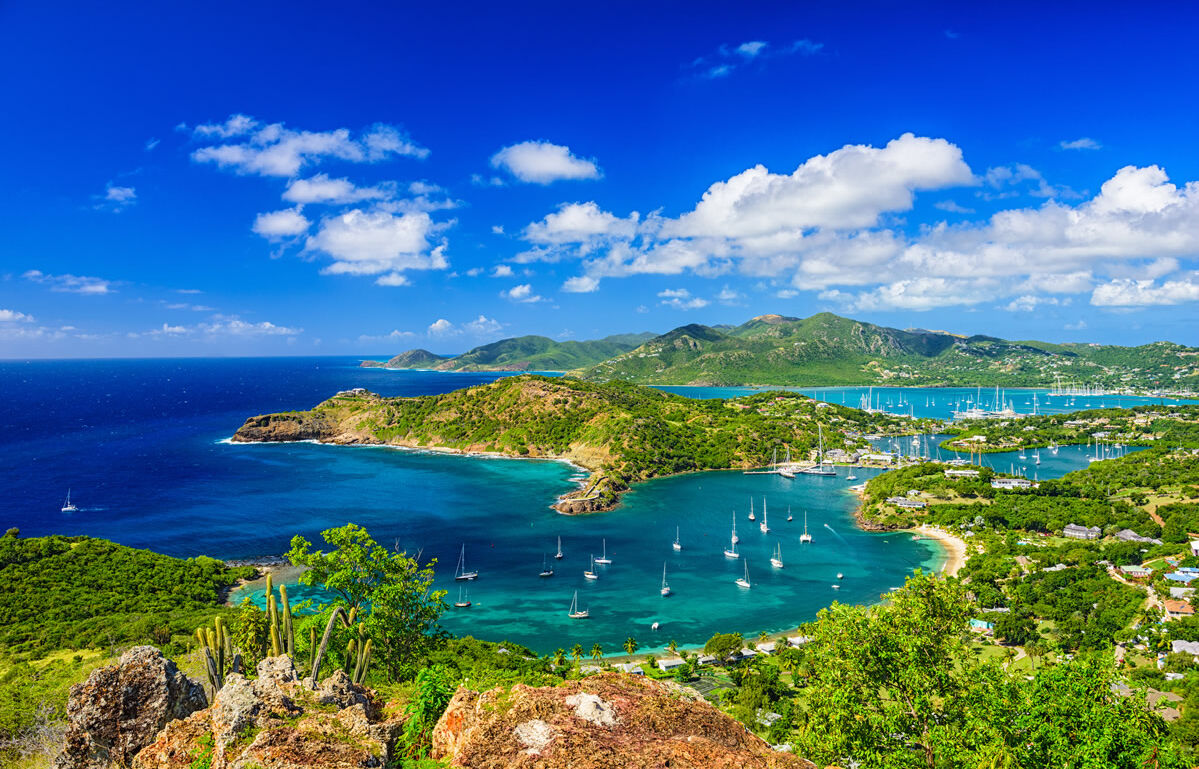 Blick von Shirley Heights in Antigua