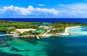 Insel Roatán vor Honduras Quelle