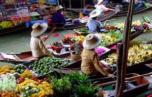 Floating Market in Bangkok