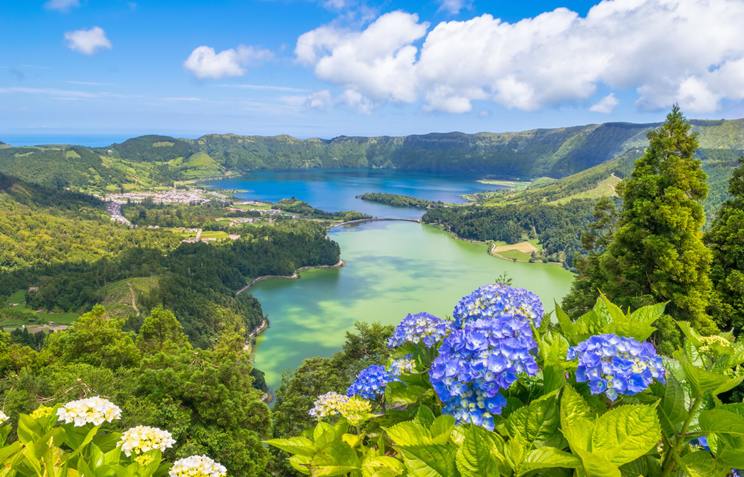 Lagoa das Sete Cidades auf den Azoren