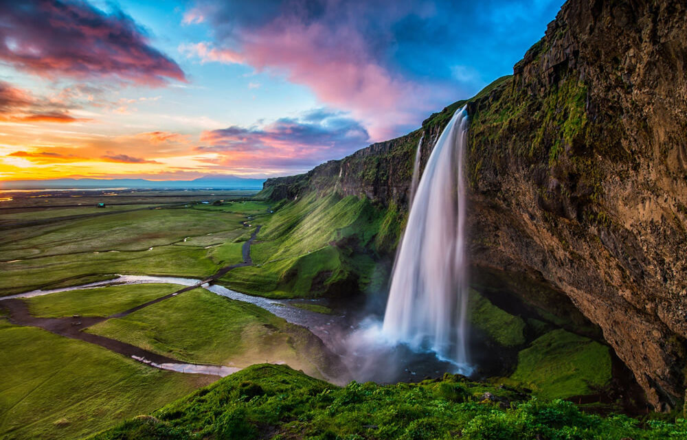 Seljalandsfoss Wasserfall auf Island