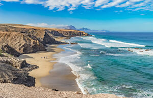 Playa del Viejo Rey an der Westküste von Fuerteventura