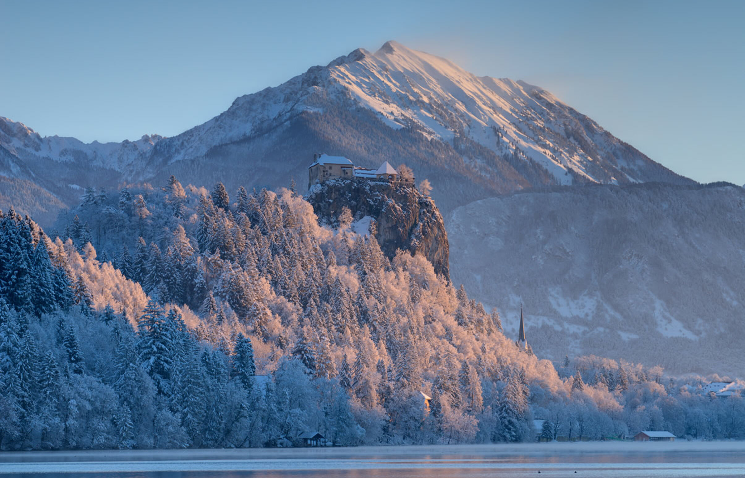 Burg von Bled in Slowenien