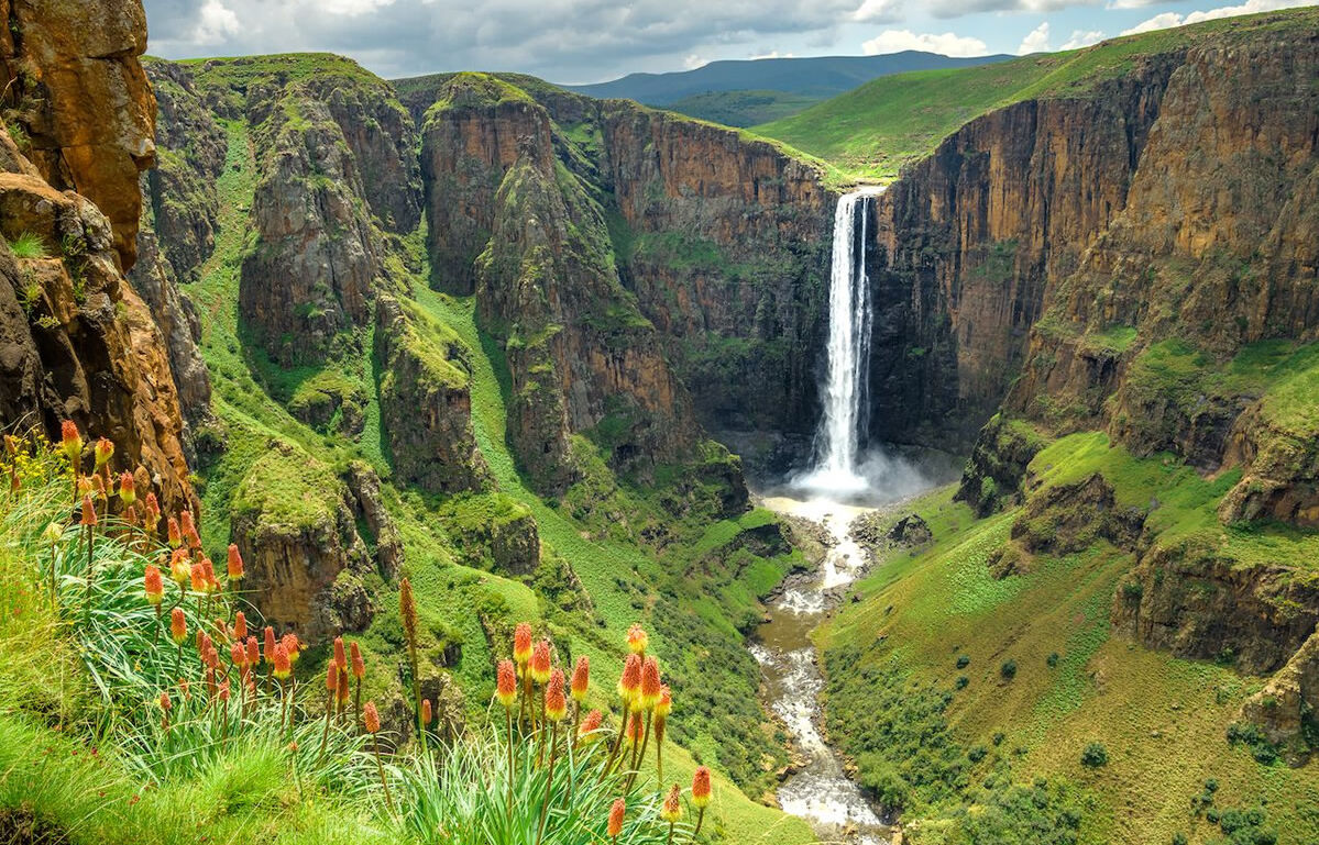 Maletsunyane-Wasserfall in Lesotho