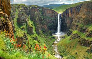 Maletsunyane-Wasserfall in Lesotho