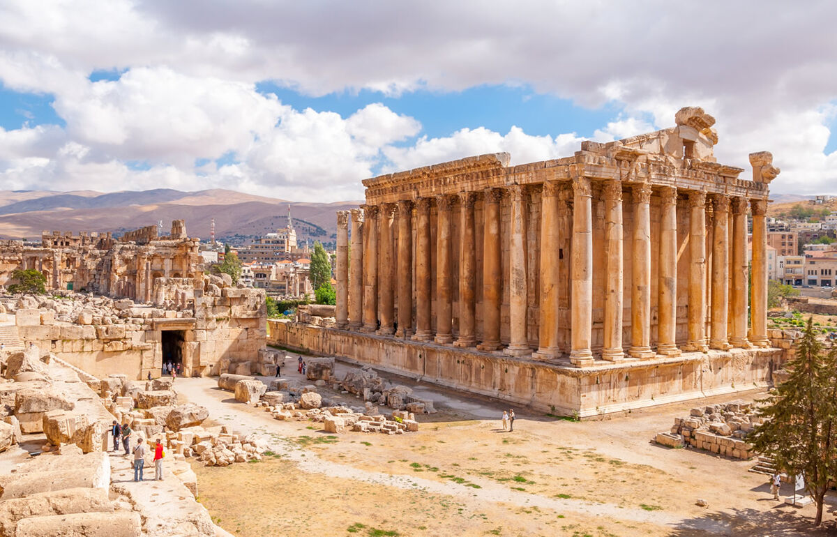 Bacchus-Tempel in Baalbek, Libanon
