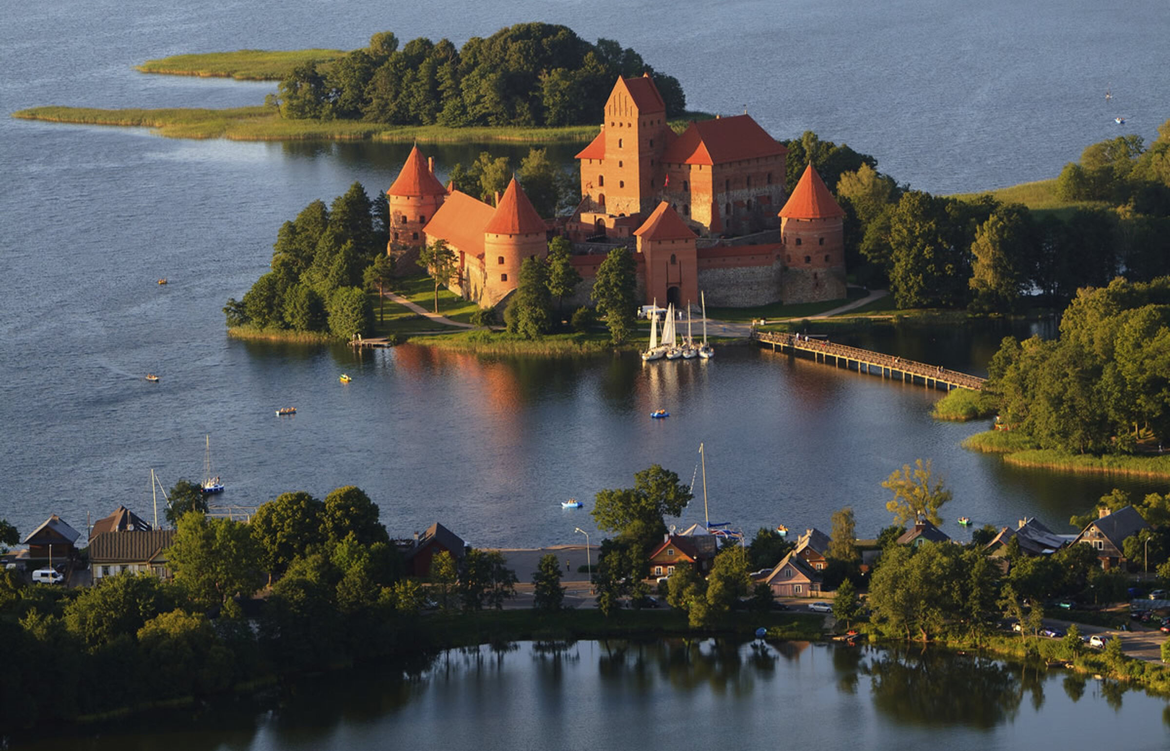 Wasserburg Trakai in Litauen