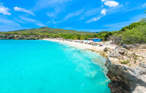 Grote Knip Strand auf der tropischen Karibikinsel Curaçao