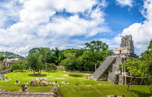 Mayatempel im Nationalpark Tikal in Guatemala