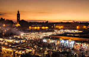 Marrakesch, Djemaa el Fna (Marokko)
