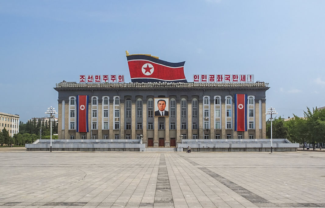 Kim-Il-sung-Platz in Pjöngjang in Nordkorea