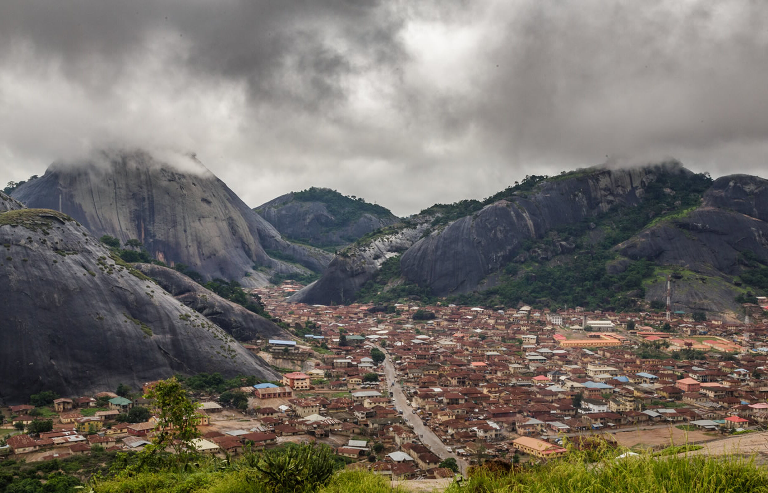 Berge bei Idanre in Nigeria