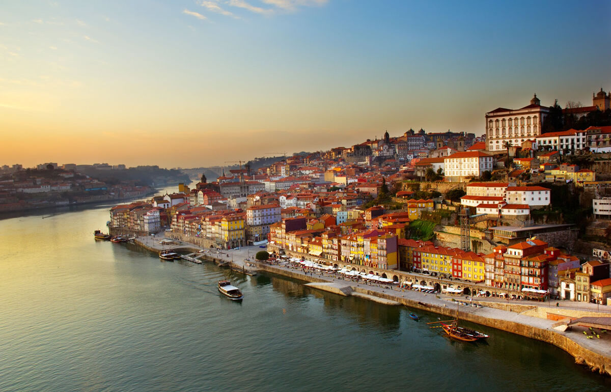 Hafen von Porto in Portugal
