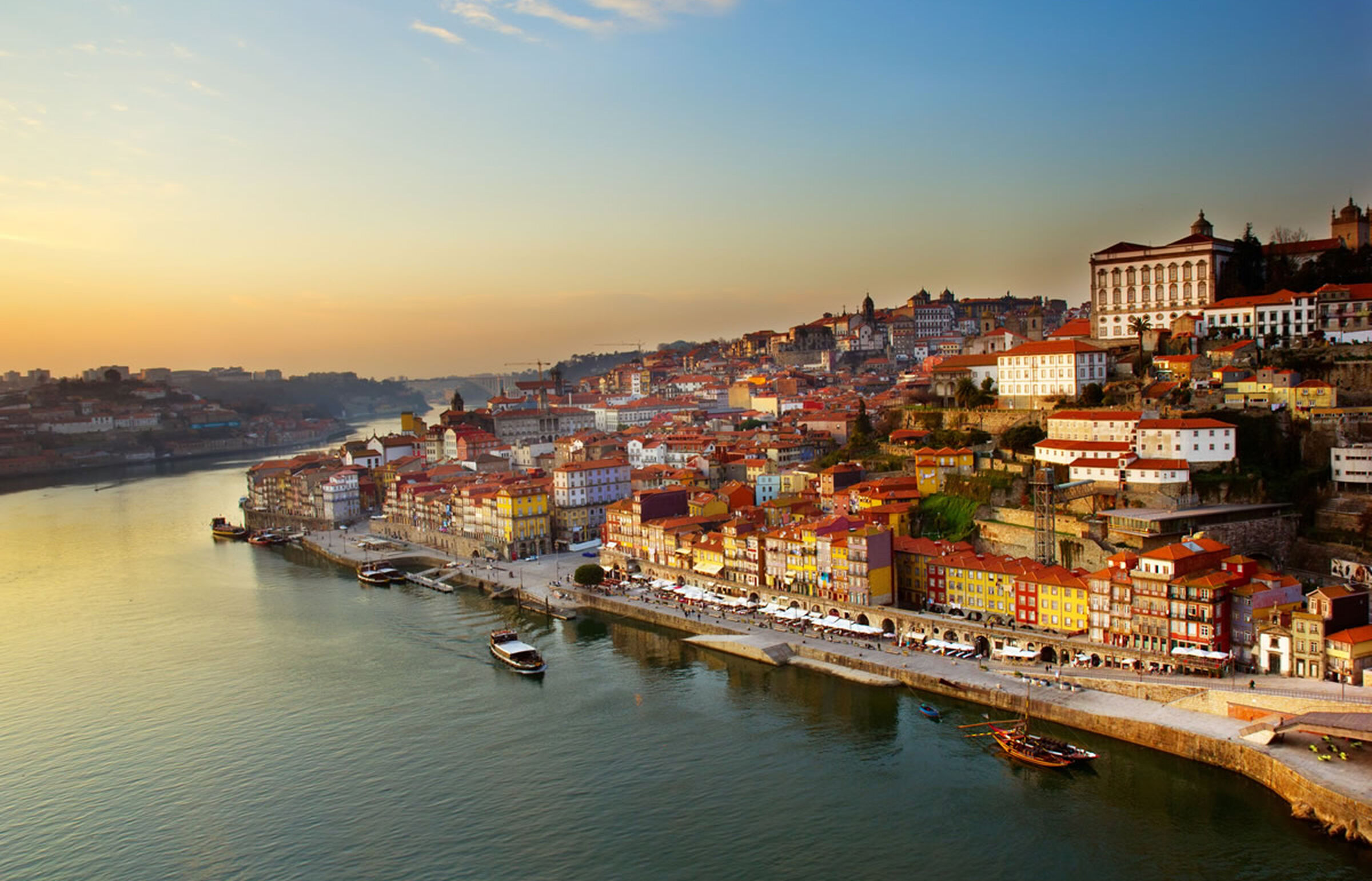 Hafen von Porto in Portugal