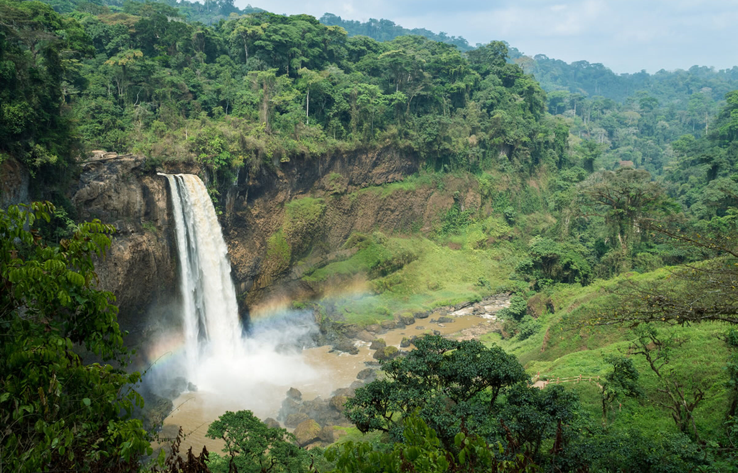 Ekom-Nkam-Wasserfälle in Kamerun