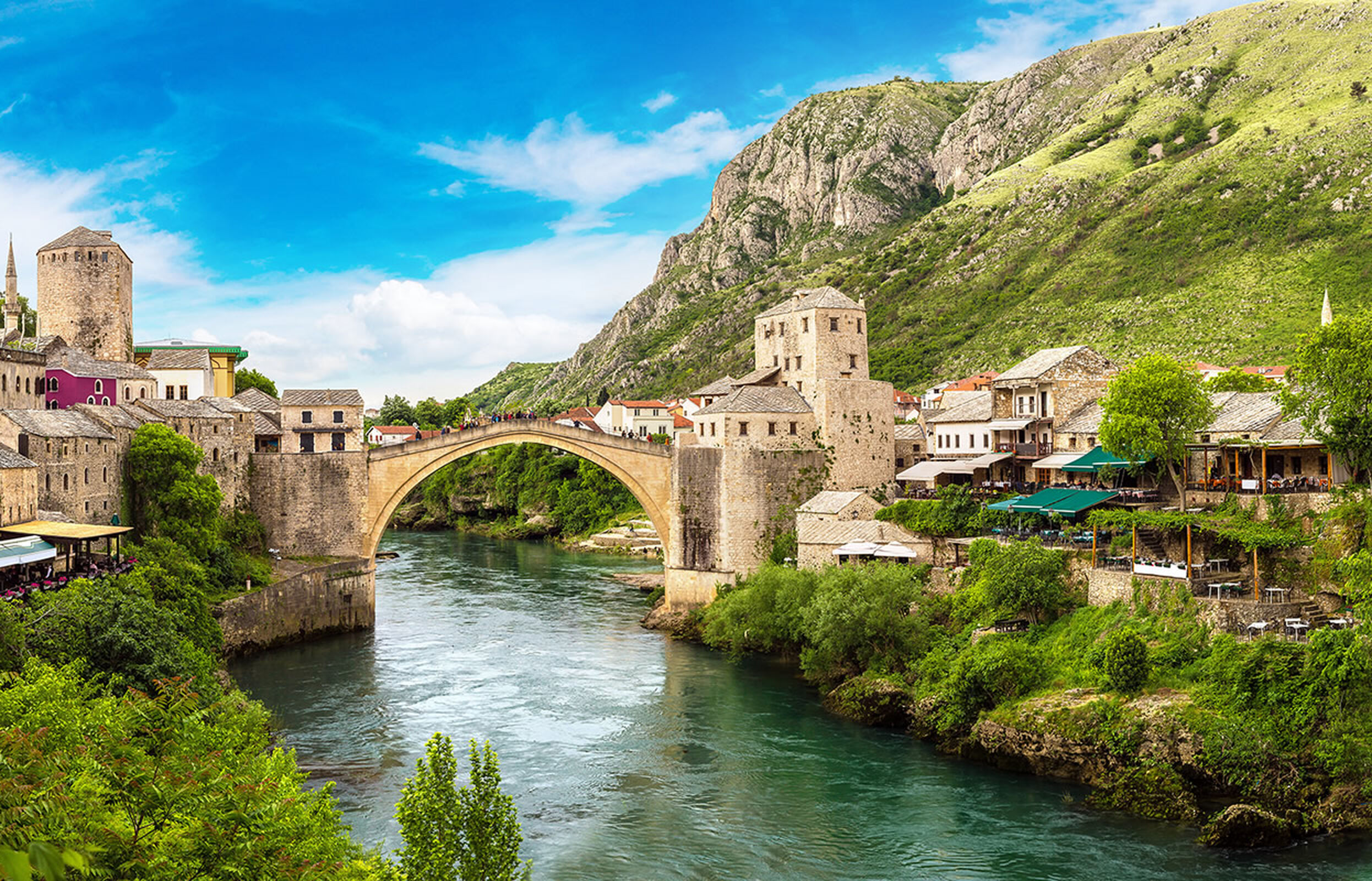 Brücke Stari most in Mostar