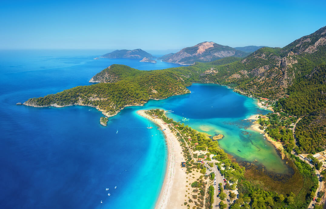 Blaue Lagune in Ölüdeniz in der Türkei