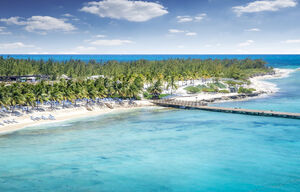 Strand von Grand Turk Island auf den Turks- und Caicosinseln