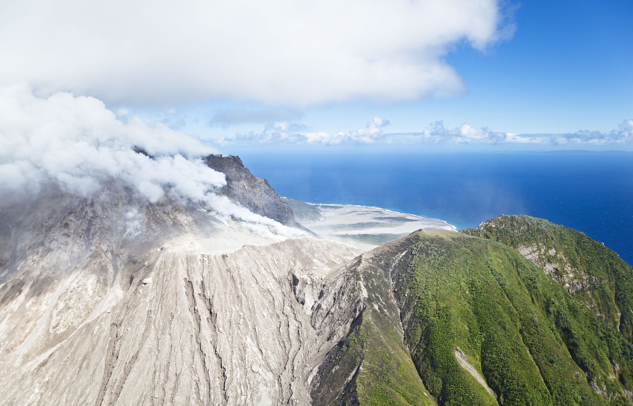 Vulkan Soufrière Hills auf Montserrat