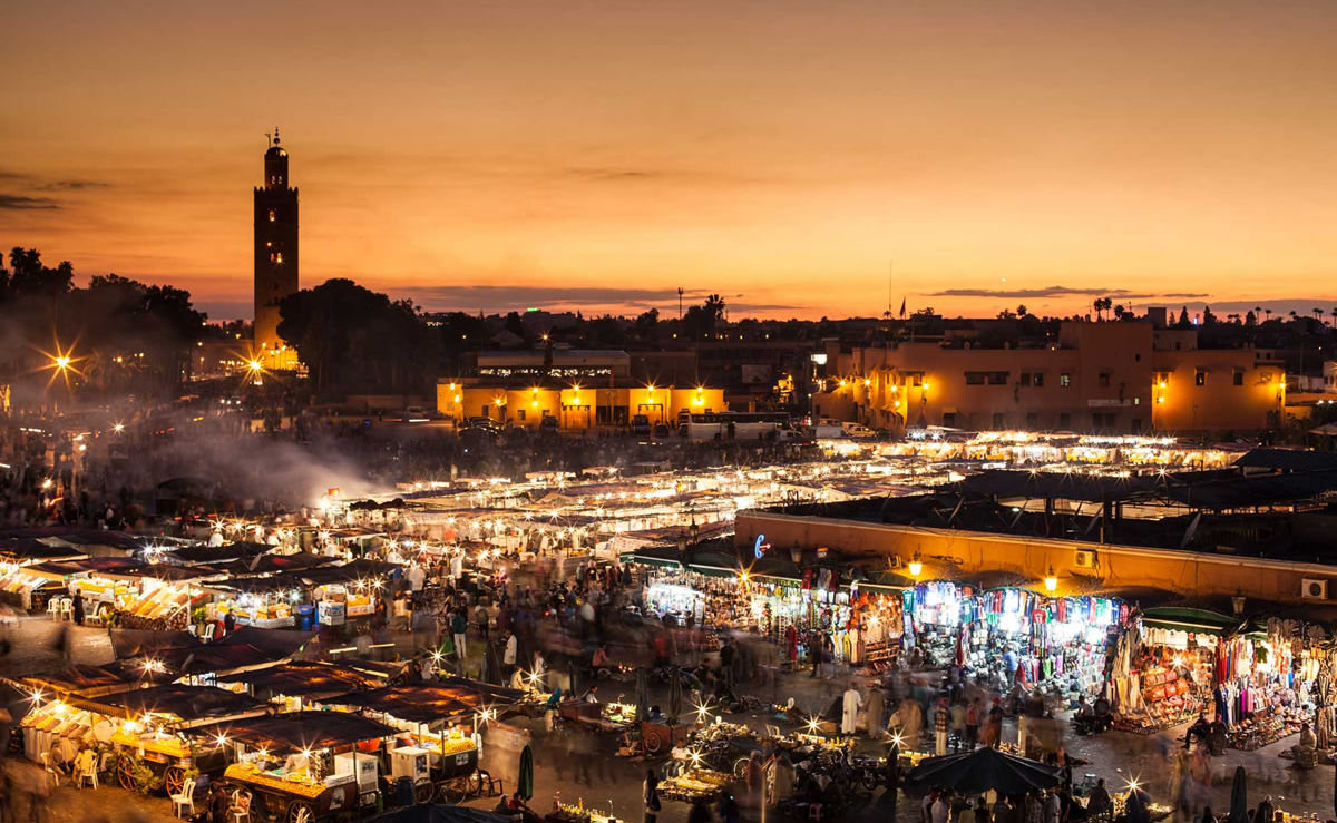 Marrakesch, Djemaa el Fna (Marokko)