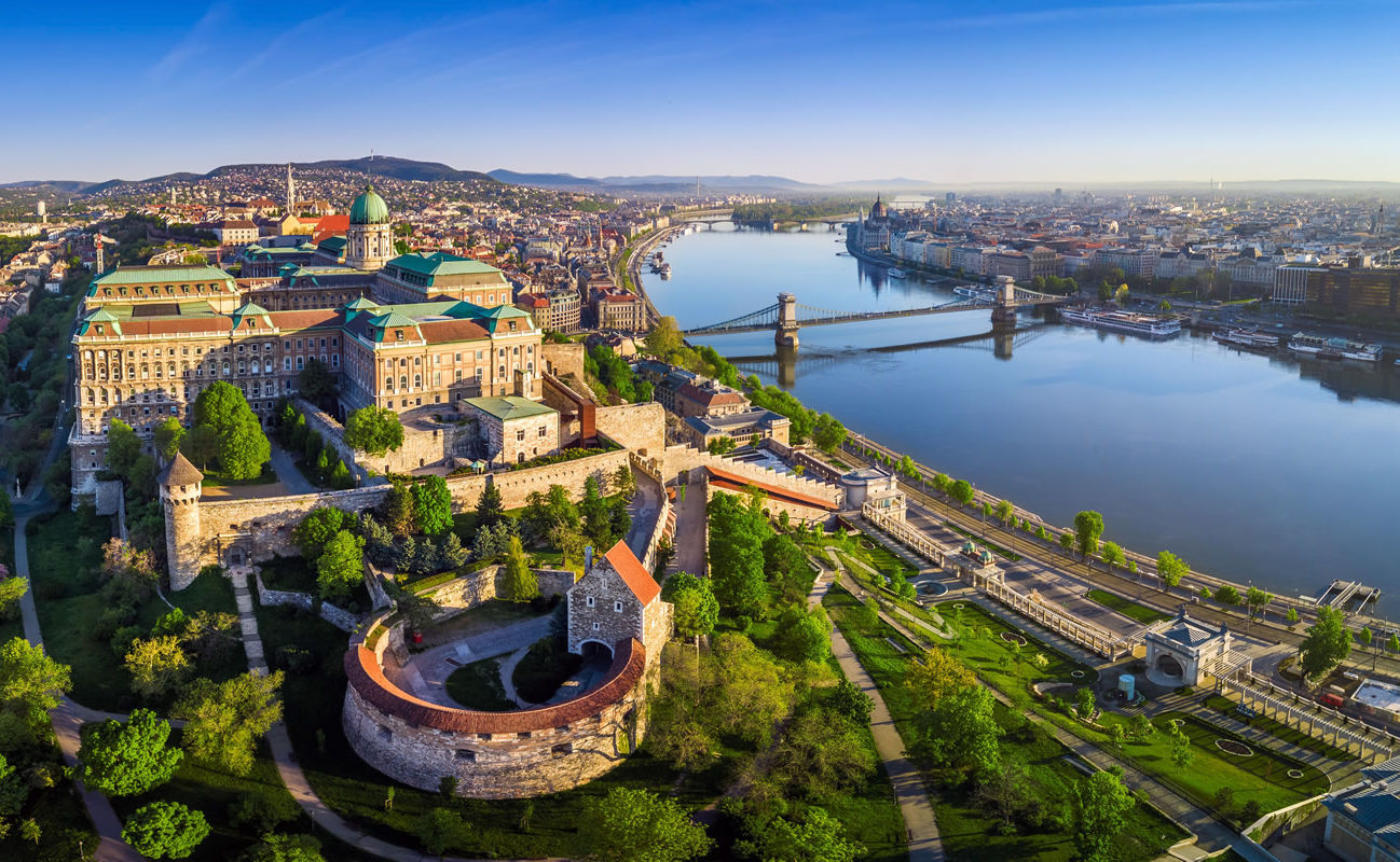 Luftaufnahme Budapest (Ungarn)