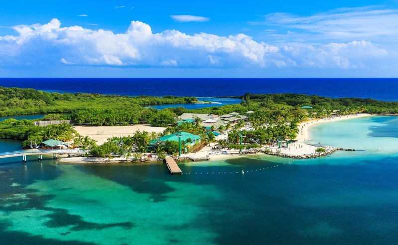 Insel Roatán vor Honduras