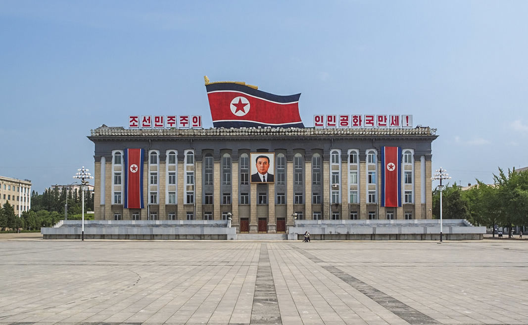 Kim-Il-sung-Platz in Pjöngjang in Nordkorea