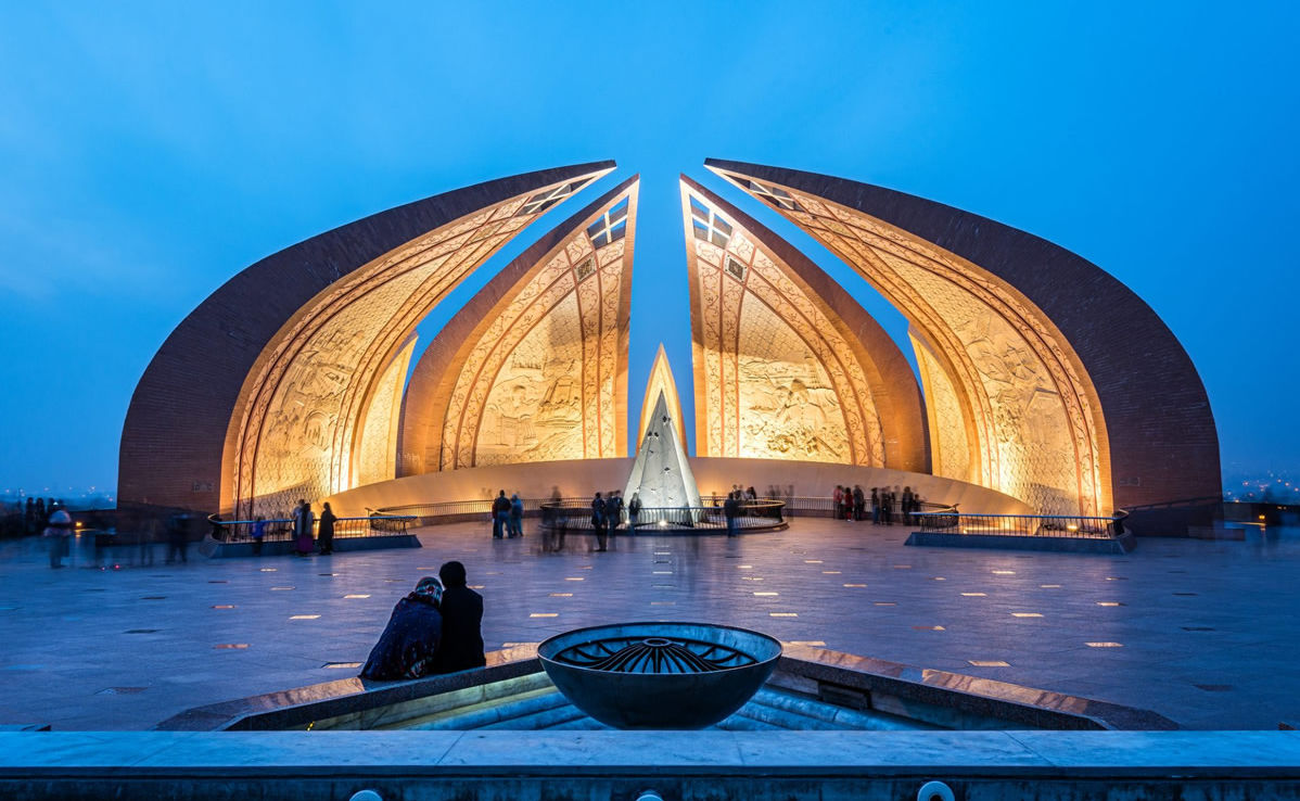 Pakistan Monument in Islamabad in Pakistan