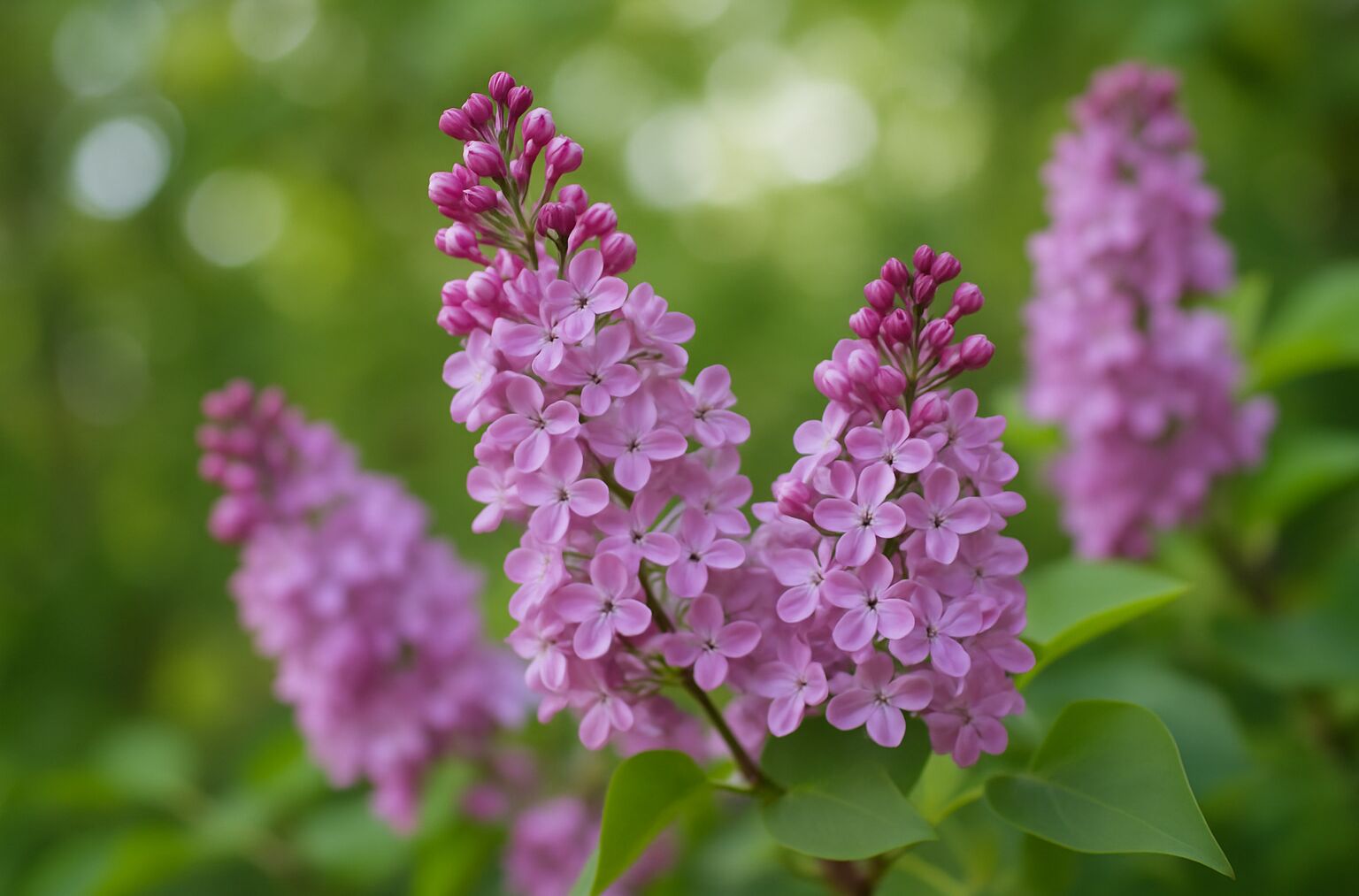 Lila blühender Sommerflieder