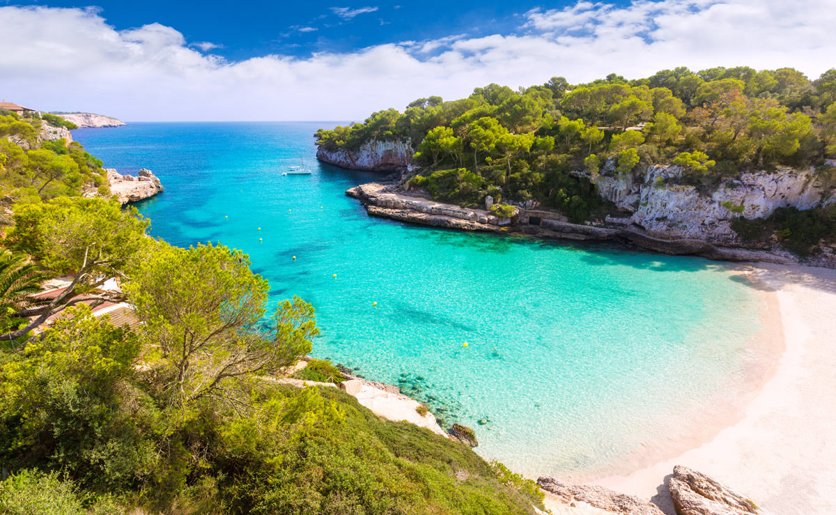 Bucht von Cala Llombards auf Mallorca
