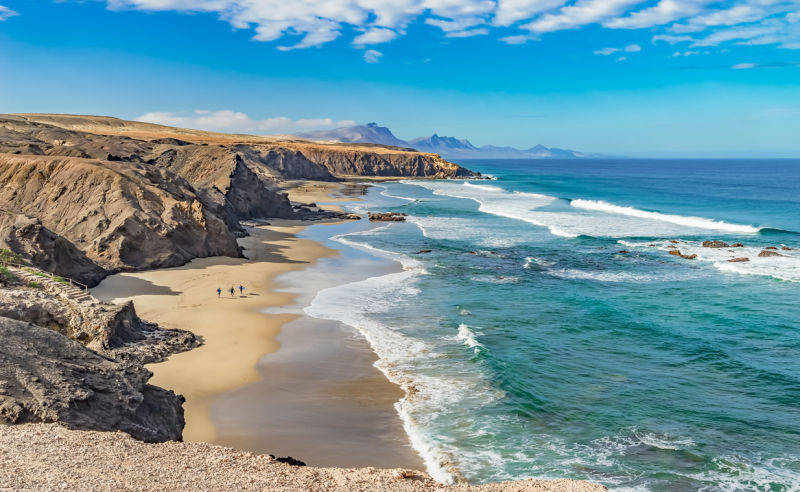 Playa del Viejo Rey an der Westküste von Fuerteventura
