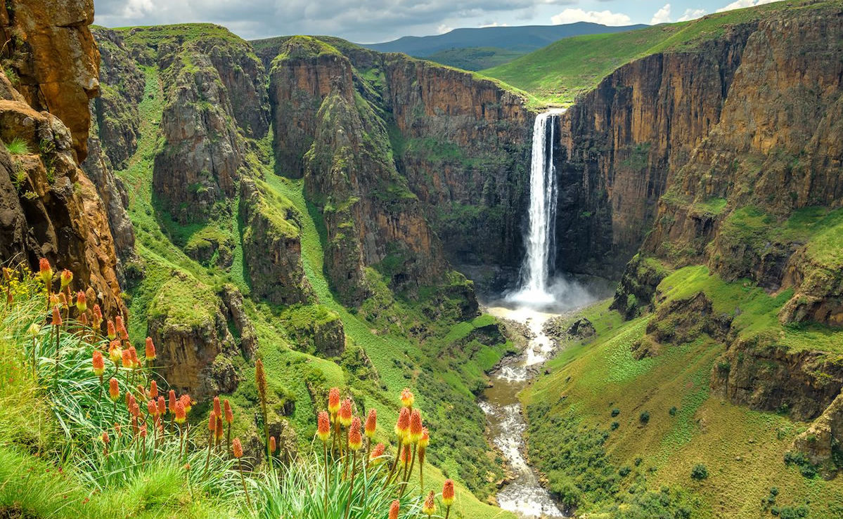 Maletsunyane-Wasserfall in Lesotho