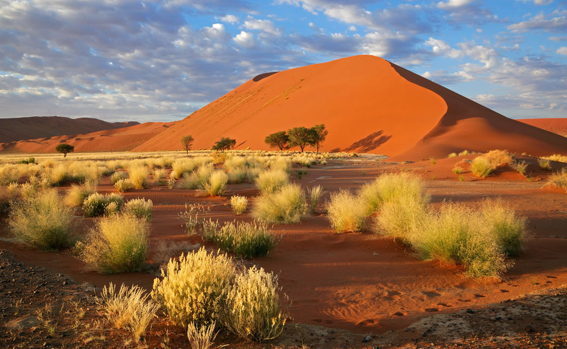 Landschaft bei Sossusvlei in Namibia